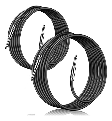 Wdpqyy Paquete De 2 Cables Ts De 25 Pies Y 1/4 De Pulgada, C