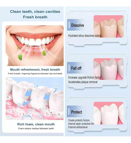 Pasta Dental Probiótica Fj Sp-8 Para El Mal Aliento, 1 Unida