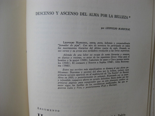 Imagen 3 de 8 de Revista De La Universidad De Buenos Aires Leopoldo Marechal