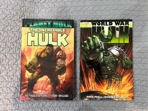 Planet Hulk Y World War Hulk - Idioma Original - 2 Tomos