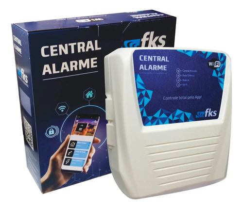 Central De Alarme Wifi Via Aplicativo Fks 2 Setores