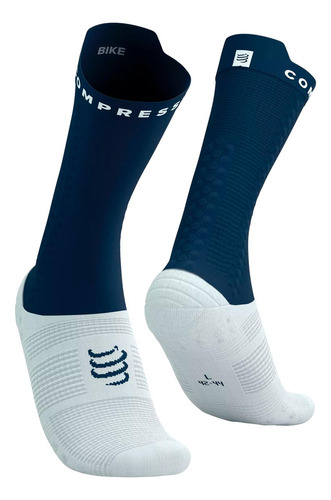 Calcetín Pro Racing Socks V4.0 Bike Blue Compressport