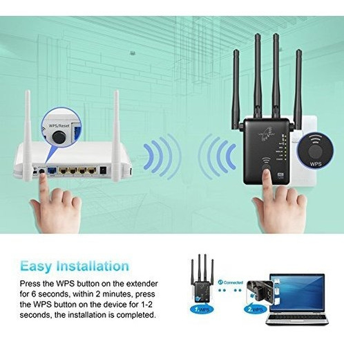 Victony Wa Extensor Alcance Inalambrico Mbps Wifi