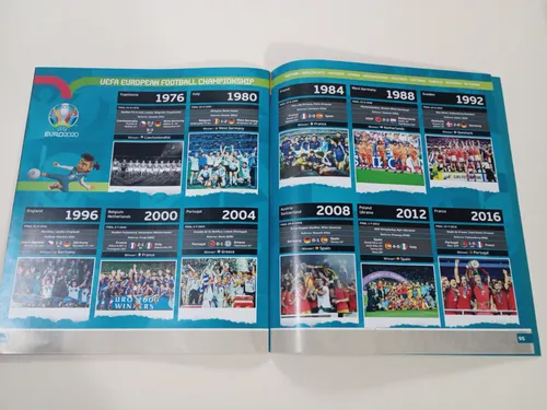 Álbum Euro 2020. Tournament Edition (vacío). Versión Europea