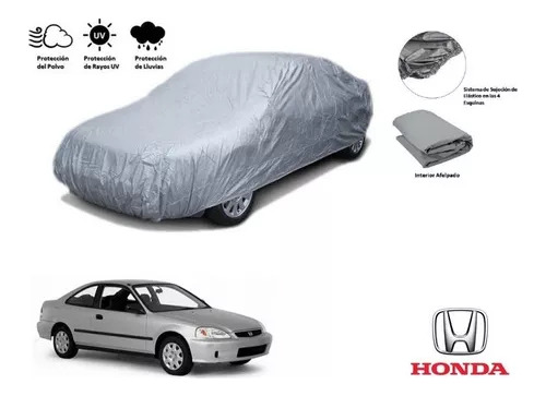 Lona Gruesa Felpa Impermeable Cubre Honda Civic Coupe 2002