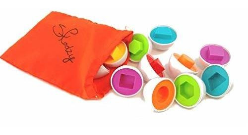 Imagen 4 de 6 de Skoolzy Egg Toy - Huevos A Juego De Formas Stem Juguetes Par