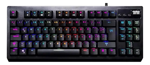 Teclado Mecanico Vsg Quasar 80% Switch Outemu Cafe Rgb