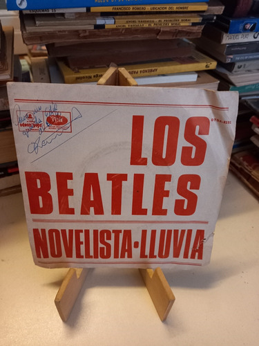 Los Beatles Vinilo Simple Novelista Lluvia