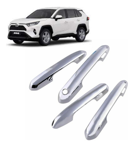 Cubre Manillas Cromadas Toyota Rav4 2020-2024 Envio Gratis