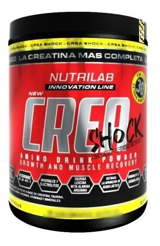 Crea Shock Creatina Nutrilab Recuperación En Lapsos Cortos