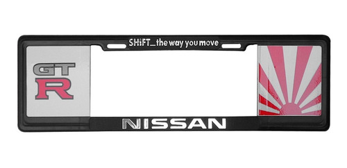 Portaplacas Europeo Gt R Nissan Shift The Way You Move Sol 