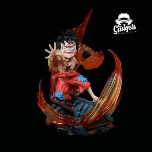 Monkey D. Luffy Gear 2 Wano Kimono One Piece Figura Acción