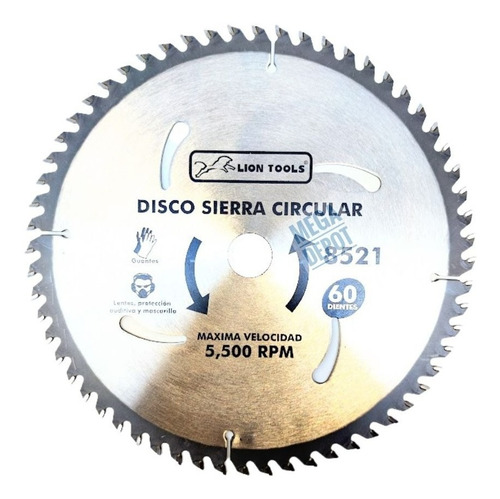 24 Pz Disco Sierra Circular Madera 10´´ X 1´´ 60 Diente 8521