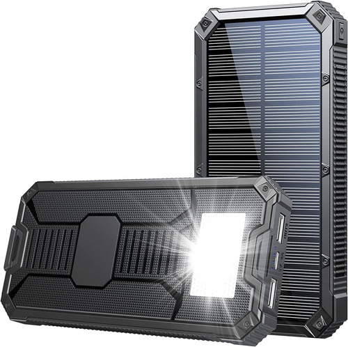 Power-bank-solar-charger Energia Solar 36000mah Pd 20w