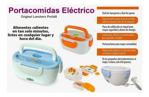 Taper Electrico Lunchera Bazar Cuchara Plastico Microondas