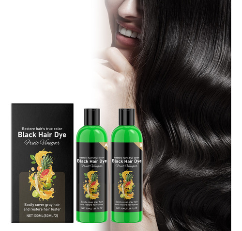 Vinagre De Frutas Um Shampoo Tinge Facilmente L 100ml B Ting