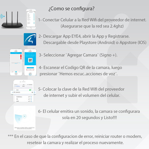 Camara Ip Wifi Inalambrica Seguridad Hd P2p Celular Casa