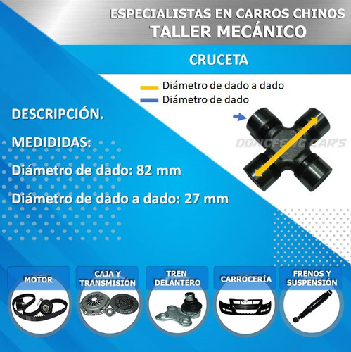 Cruceta - Zotye Nomada Motor 1.6