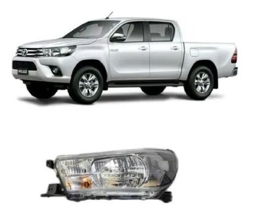 Optica Toyota Hilux 2016/ T/koito Electrica Izquierda