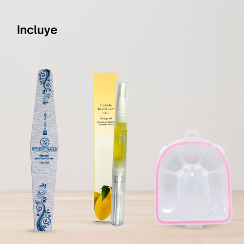 Kit Acetona Pura Para Uñas 5 Piezas Bella Nails 260mL