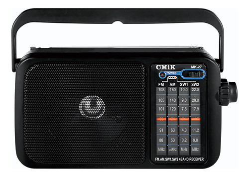 Rádio Portátil Am/fm/sw De Alto Volume Para Idosos