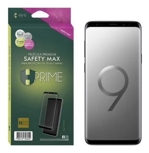 Película Hprime Premium Fibra Safety Max Galaxy S9 Plus S9+ Menor preço em Película Hprime Premium Fibra Safety Max Galaxy S9 Plus S9+