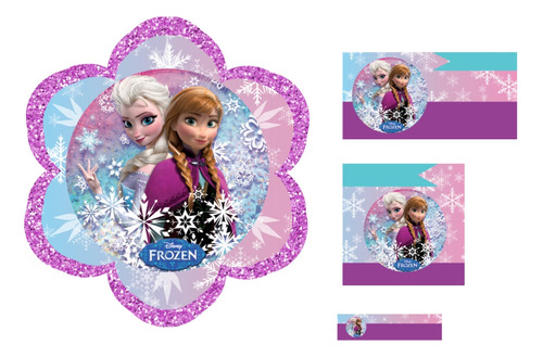 Etiqueta Escolar Frozen Imprimible