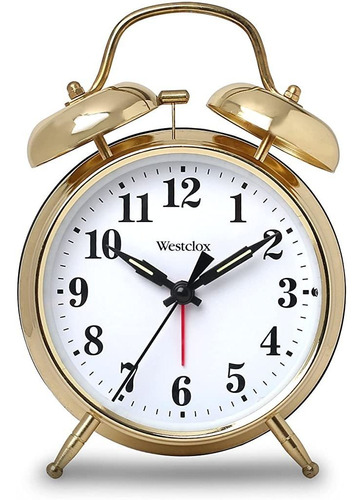 Westclox Big Ben - Reloj Despertador Con Doble Campana, Col.