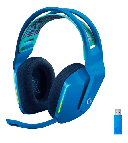 Audifono Gaming Logitech G733 Wireless Usb Blue - Azul