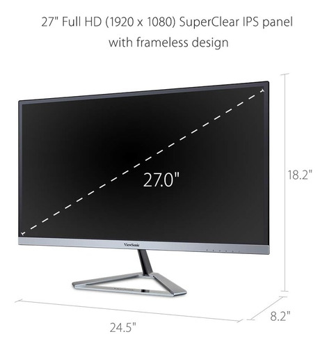 Viewsonic Vx2776-smhd 27 Pulgadas 1080p Ips Monitor Con Free