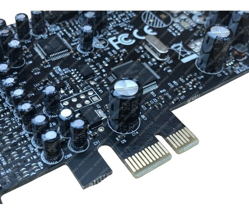 Placa De Sonido PCIE 7.1 con salidas y entradas analógicas 3.5mm y digitales TOSLINK coaxial Amitosai MTS-PCIE71DIGITAL
