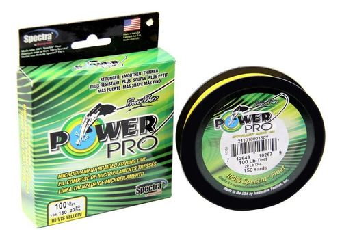 Linha Multifilamento Power Pro 30lb (0,28mm) 275m Amarelo