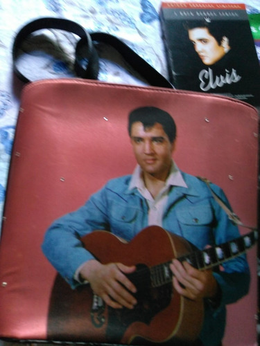 Elvis Bolsa De Couro Kit 15 Com 11 Tens Chaveiro, Adesivo,cd