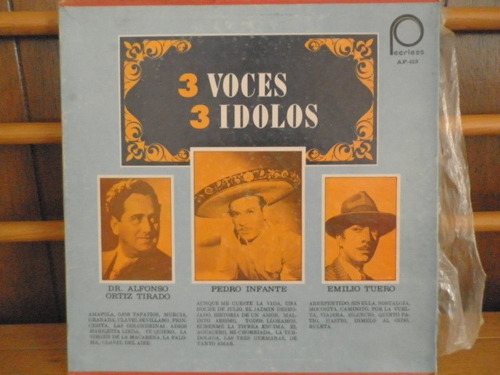 3 Voces 3 Ídolos - Peerless - Infante - Tuero - O. Tirado
