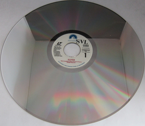 Sliver - Widescreen Edition 1993 Importado Usa Laserdisc Ld