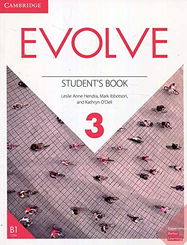 Evolve 3 Student's Book Cambridge [b1 Cefr] (novedad 2020), De Hendra Leslie Anne / Ibbotson Mark / O'dell Kathryn. Editorial Cambridge, Tapa Blanda En Inglés, 9999