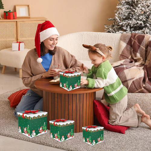 D Caja De Regalo De Decoración Navideña Caja De Regalo Caja