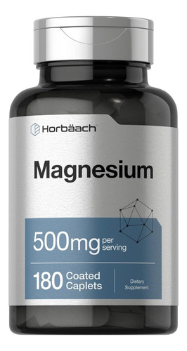 Magnesio 500mg Bienestar Muscular (180 Capsulas) Americano