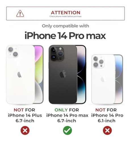 Capa Dexnor Para iPhone 14 Pro Max Com Slide
