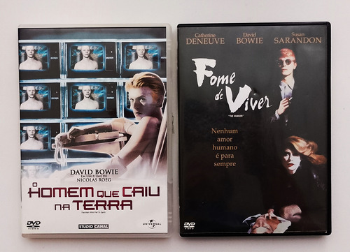 2 Dvds David Bowie Fome De Viver / O Homem Que Caiu Na Terra