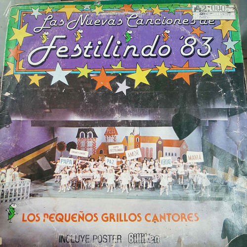 Vinilo Grillos Cantores Nuevas Canciones Festilindo 83 If1
