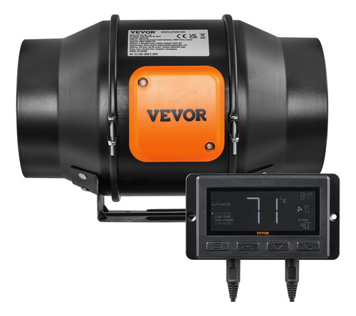 Ventilador De Conducto En Línea 6 Pulgadas Vevor