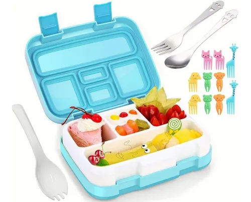 Lonchera Redlemon para Niños Bento Box 5 Divisiones Hermético