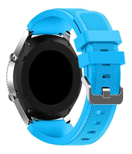 Pulseira Confort Compatível Xiaomi Watch S3, Haylou Watch S8 Cor Azul-claro