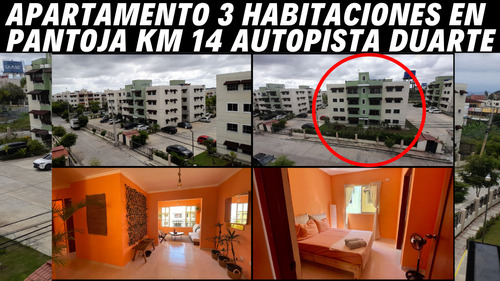 Apartamento De 3 Habitaciones En Pantoja Km 14 Autop Duarte