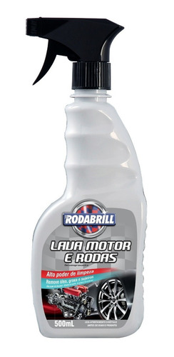 Lava Motor E Rodas  Gatilho Carro Moto Rodabrill  500 Ml