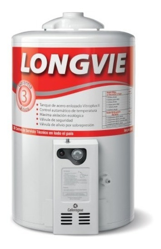 Cu Envio Gratis - Termotanque Gas Longvie T3050cf 50 Lts