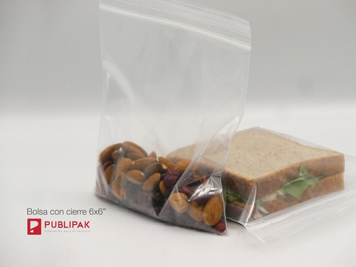 Bolsas Resellables 6x6 Pulg. - Pqte. De 100 Pz.