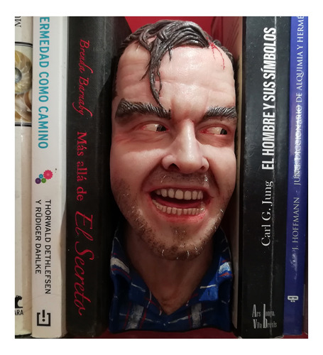 Escultura Jack Nicholson El Resplandor De Resina Para Libros