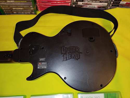 Guitarra Para Xbox 360 Y 1 Juego De Guitarhero A Escoger (Usado)